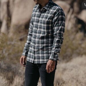 Hiroshi Kato Ripper Light Gray Vtg Plaid Men’s Large